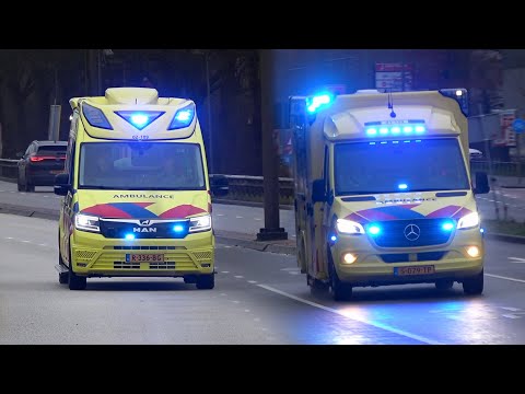 [Spoedbegeleiding] Ambulances & Politiemotoren Team Verkeer met spoed in Groningen