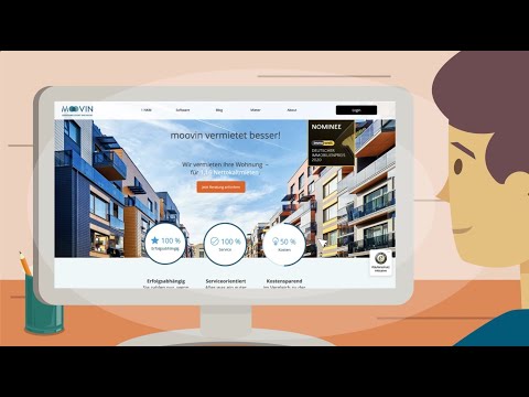 Wohnungen effizient vermieten – ab einer Nettokaltmiete. So funktioniert die Vermietung mit moovin.