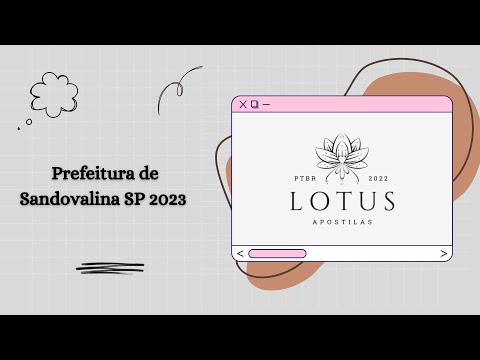 Apostila Prefeitura de Sandovalina SP 2023 Fiscal Tributário