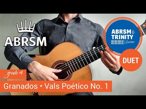 Vals Poético No. 1 DUET ★ Enrique Granados 🎵 Grade 4 || ABRSM