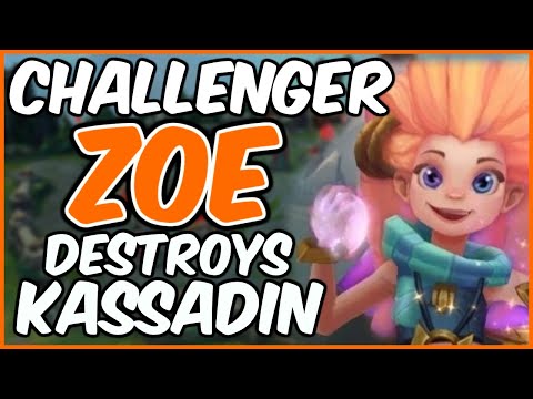 WTF! MY ZOE CANNOT BE COUNTERPICKED ft. TF BLADE - Challenger Zoe - League of Legends