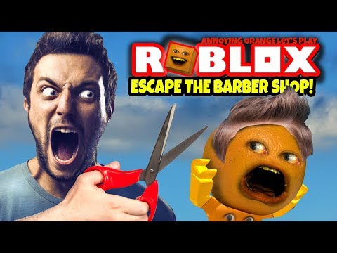 Roblox Escape The Barber Shop Obby Annoying - annoying orange games roblox