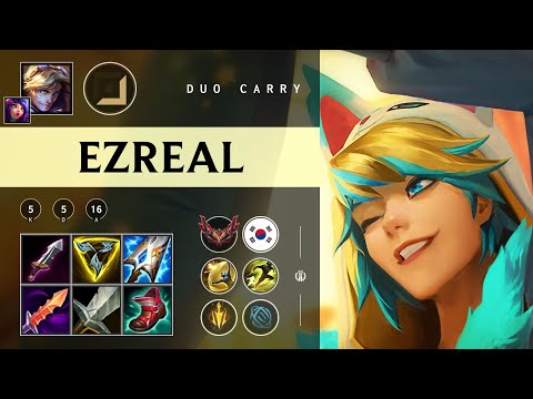 Ezreal ADC vs Twitch - KR Grandmaster Patch 25.24