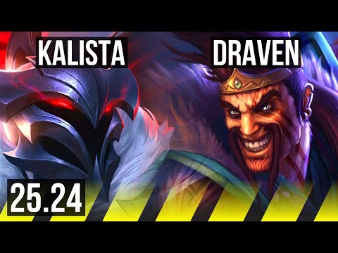 KALISTA & Zilean vs DRAVEN & Karma (ADC) | EUNE Master | 25.24
