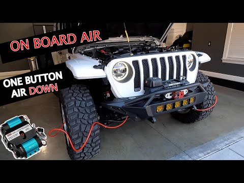 Jeep JL Wrangler and JT Gladiator ARB Twin Air Compressor - Air Down With A Button- DIY On Board Air