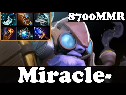 Dota 2 - Patch 6.87 Miracle 8700 MMR Plays Tinker vol 9 - Ranked Match Gameplay