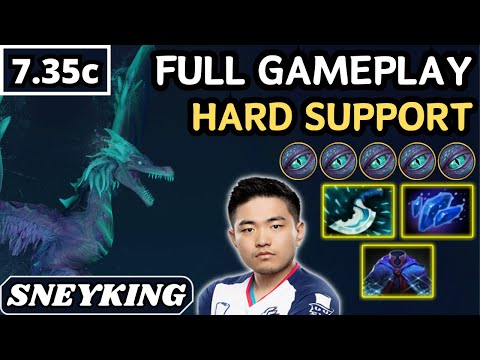 12000 AVG MMR - Sneyking WINTER WYVERN Hard Support Gameplay - Dota 2 Full Match Gameplay