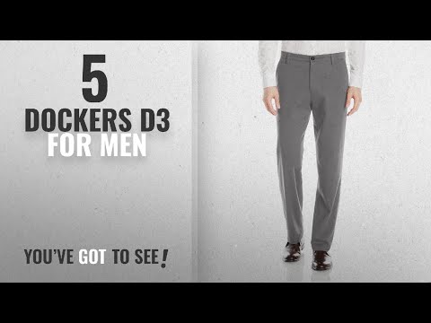 Top 10 Dockers D3 [2018 ]: Dockers Easy Khaki D3 Classic-Fit Flat-Front Pant, Burma Grey, 44 32