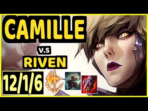 LEP (CAMILLE) vs RIVEN - QUADRAKILL 12/1/6 KDA TOP GAMEPLAY - BR Ranked DIAMOND