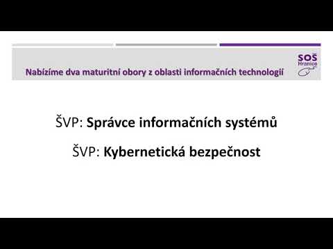 Videoukázka 18-20-M/01 Informační technologie (Správce informačních systémů / kybernetická bezpečnost) obrázek