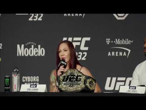 Cris Cyborg vs Amanda Nunes press conference Intense Trash Talk UFC 232