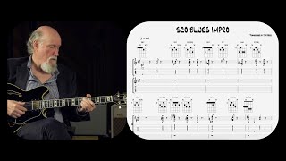 John Scofield blues improvisation ( transcription tab )