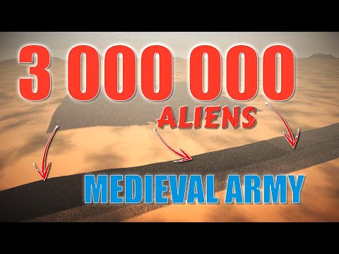 Can the 900,000 medieval army defeat 3,000,000 Aliens, mummies, and zombies? | UEBS 2