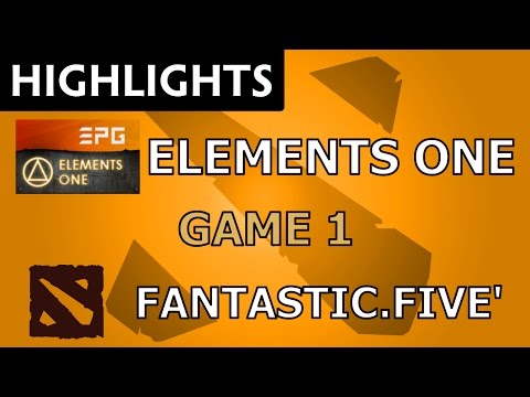 Elements One vs Fantastic.Five' [Game 1] WellPlay Invitational by VitalBet - Dota Highlights