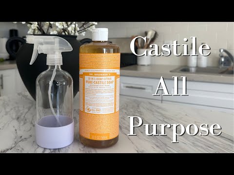 DIY Nontoxic All Purpose Cleaner | How To Make All Purpose Cleaner Using Dr. Bronner's Castile Soap