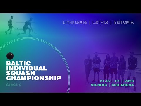 Court 1 - 1st Baltic Individual Championship 2022/2023,