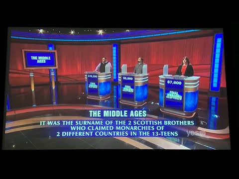 Final Jeopardy, POSSIBLE TIE GAME - Ryan Long Day 8 (5/24/22)