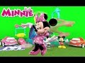Fisher Price Minnie Mouse Polka Dot Pool Party Surprise With Mickey Mouse In Spiral Slide N Swing