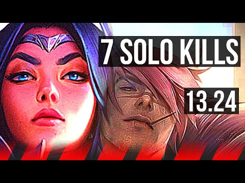 IRELIA vs SETT (TOP) | 7 solo kills | KR Master | 13.24