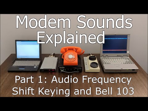 Modem Sounds Explained, Part 1: Audio Frequency Shift Keying and Bell 103