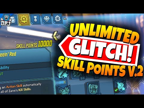 Borderlands 3 - INFINITE SKILL TREE POINTS GLITCH - NEW EASY METHOD - MAX ALL 3 SKILL TREES EASY