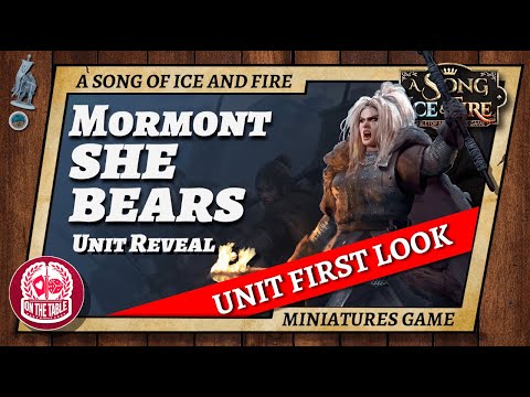 Revealed! House Mormont She Bears Reveal for ASOIAF TMG!