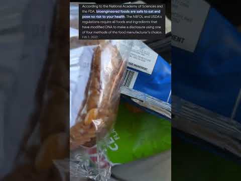 Bioengineered Food Ingredients #bioengineeredfood #geneticallymodifiedfood