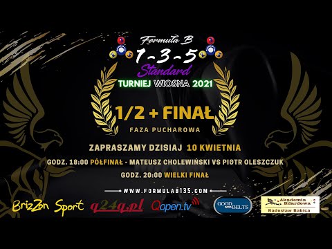 R.Kozłowski vs J.Tyburski - Turniej FORMUŁA B 1-3-5 Standard Wiosna 2021 PÓŁFINAŁ