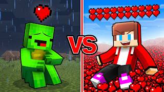 Download lagu JJ vs Mikey: HEART SURVIVE BATTLE in Minecraft... mp3