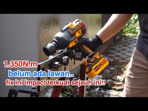 which one is said to be the King of impact, try this first 🤣 - INGCO CIWLI20135 CORDLESS IMPACT W...