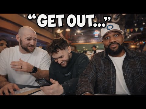Eating At America's RUDEST Restaurant With Adin Ross & Sean Strickland