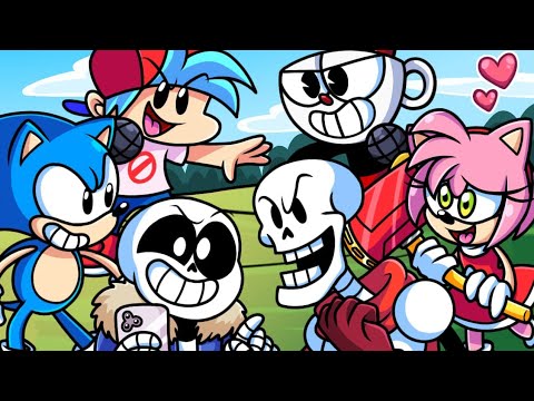 Cuphead "INDIE CROSS" - Friday Night Funkin Animation 🎤