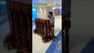 Icon of the Seas - Destaque da tripulação | O pianista clandestino #shorts #iconoftheseas #piano