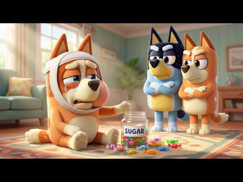 Bingo ate too many sweets, and now he has a toothache! 🍬😬 | Bluey x Bingo | Bluey Funny Animation
