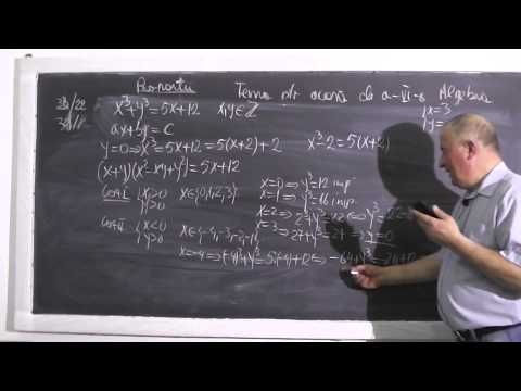 Lectia 407 - Rezolvam ecuatia xla3 + yla3 = 5x + 12 pe Proful Online TV si telefon cu Florin
