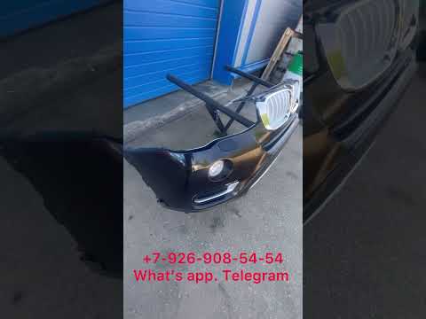 Бампер передний BMW X3 X4 F25 F26 2014 2015 2016 2017 2018 в сборе с решеткой радиатора ПТФ туманки