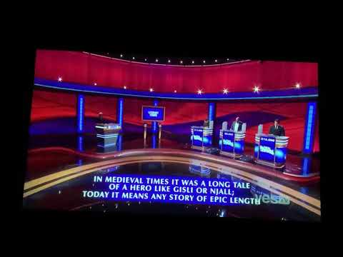 Final Jeopardy, “Literary Terms” - Mason Maggio Day 3 (10/1/20)