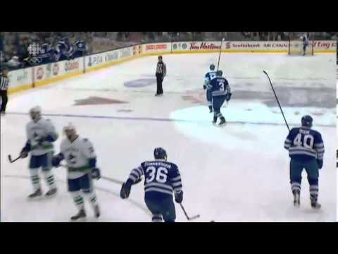 Raymond 1-1 Goal - Canucks vs. Maple Leafs (Feb 8, 2014)