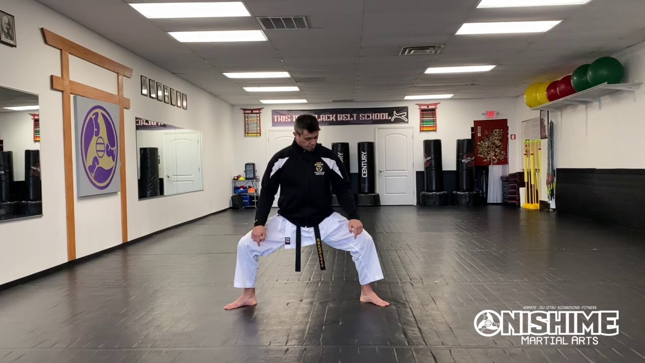 Basic stances for beginner karate