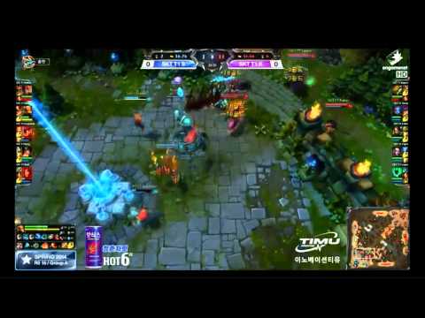 [ OGN ] SKT T1 Faker  NIDALEE SPEARS | Game 1 - T1 K vs T1 S