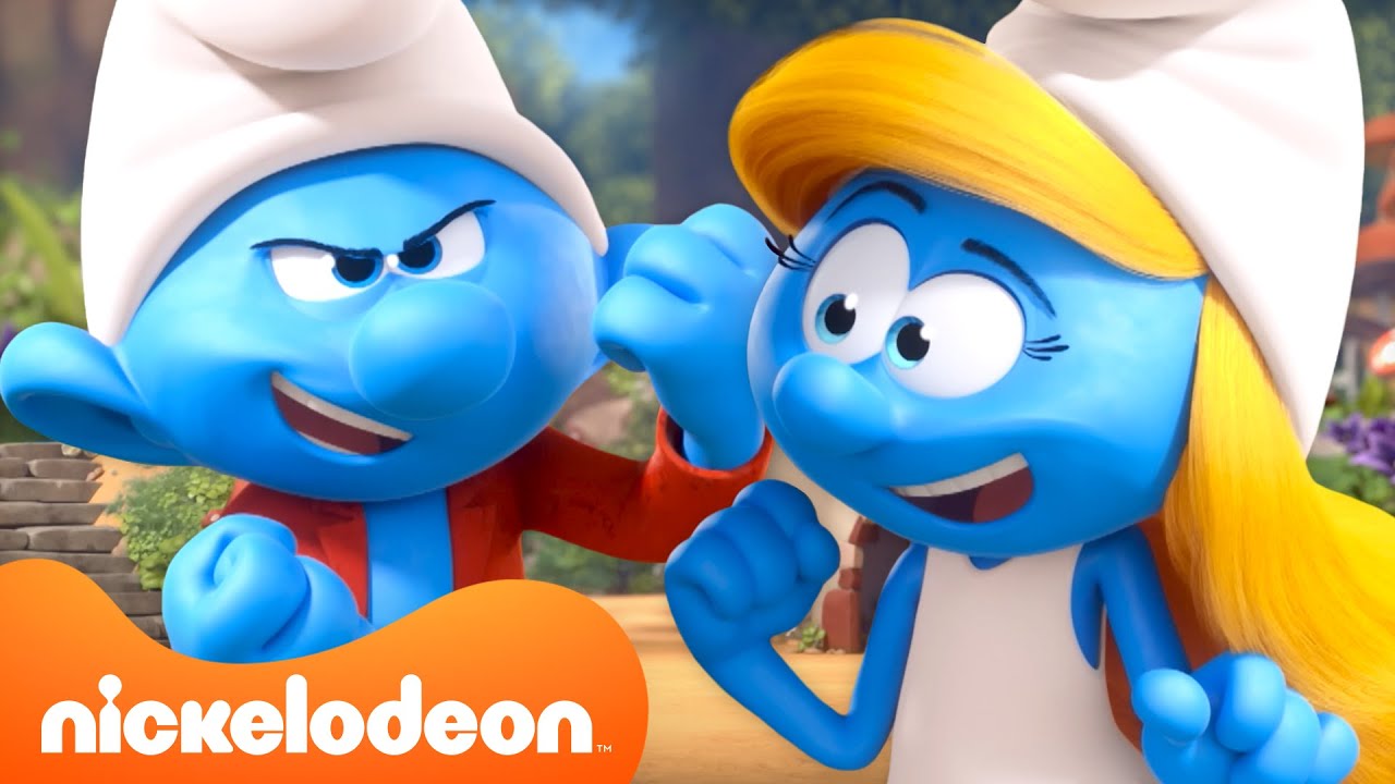 30 MINUTES of the Smurfs' TEAM-UPS! 💪 | Nicktoons