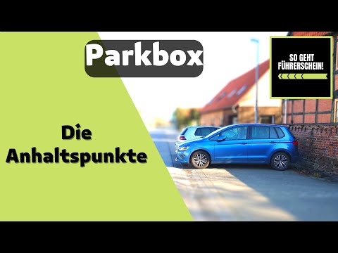 Parking - Parking space right-back. You must observe these guidelines - Driver's license