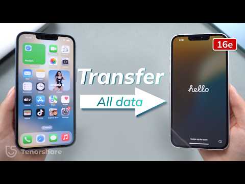 How to Transfer Data from Old iPhone to iPhone 16e! - 2 Ways (2025)