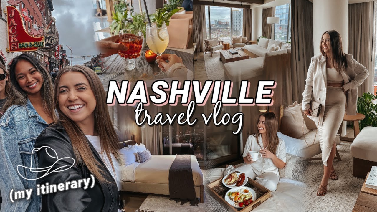 NASHVILLE TRAVEL VLOG | FOOD, MY FAVORITE BARS, OUR FRIEND'S CONCERT, & HUGE HOTEL SUITE TOUR!