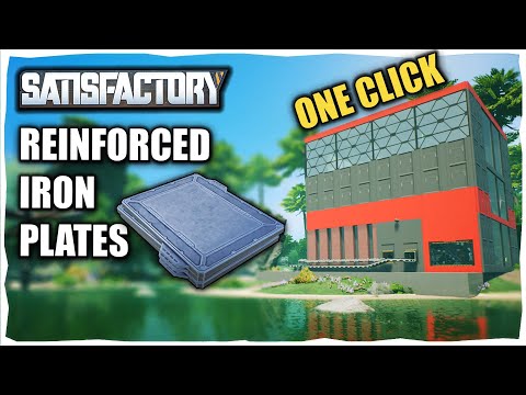 The Perfect One Click Reinforced Iron Plates Blueprint Satisfactory