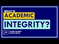 Academic Integrity Intro Video