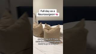 Full day as a neurosurgeon 🧠. #neurosurgeon #brain #spine #fellowship #surgery #fullday #vlog