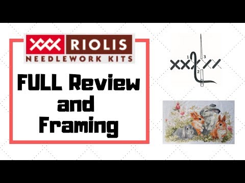 What I learned while working on a Riolis X-Stitch - Full Review and Framing
