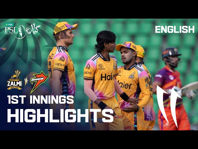 1st Innings Highlights | Peshawar Zalmi vs Rawalpindiz | English | Match 3 | HBL PSL 11 | MZB1K