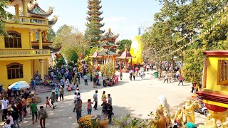 CHÙA THÁI SƠN NÚI CẬU, TRÀ MY CÙNG GIA ĐÌNH ĐI CHÙA THÁI SƠN MÙNG4 TẾT